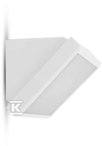 Sieninis šviestuvas V-tac 20W LED sieninis lauko šviestuvas, baltas, 3000K