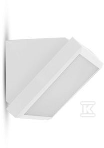Sieninis šviestuvas V-tac 20W LED sieninis lauko šviestuvas, baltas, 4000K