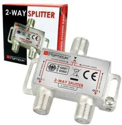 Opticum 1-2 DVB-T SAT skirstytuvas 2x1