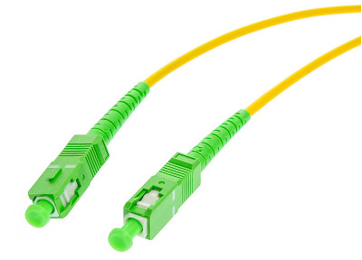 Extralink Opton šviesolaidinis jungiamasis laidas SM 1M SIMPLEX 9/125, SC/APC-SC/APC 3MM