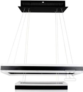 V-tac 113W LED pakabinamas šviestuvas, juodas, 3000K, dimeriuojamas
