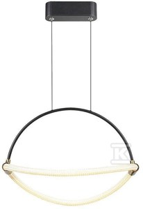 V-tac 12W LED pakabinamas šviestuvas, juodas, 3000K