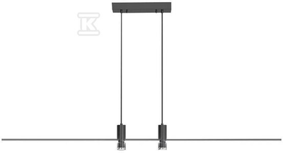 V-tac 19W LED pakabinamas šviestuvas, juodas, 3000K