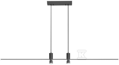 V-tac 19W LED pakabinamas šviestuvas, juodas, 4000K