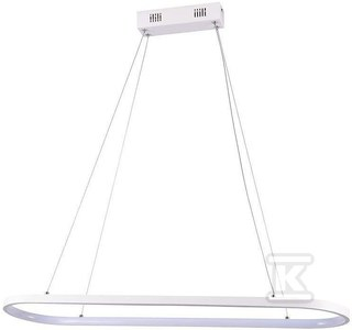 V-tac 24W LED pakabinamas šviestuvas, baltas, 3000K
