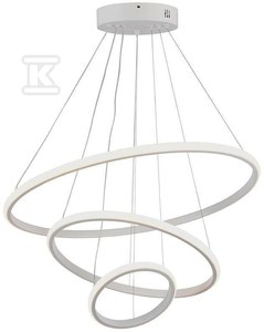 V-tac 32W LED pakabinamas šviestuvas, baltas, 3000K