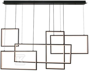 V-tac 45W LED pakabinamas šviestuvas, juodas, 3000K, dimeriuojamas