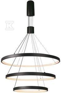 V-tac 50W LED pakabinamas šviestuvas, juodas, 3000K, dimeriuojamas
