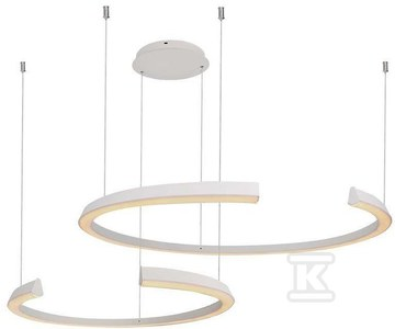 V-tac 48W LED pakabinamas šviestuvas, baltas, 3000K, dimeriuojamas