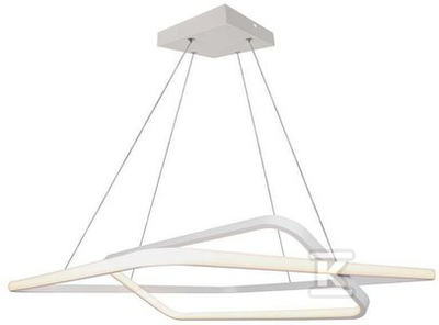 V-tac 48W LED pakabinamas šviestuvas, baltas, 3000K, dimeriuojamas