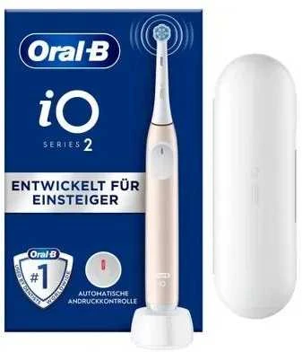 Oral-B 2 iO Suaugusiems Vibruojantis dantų šepetėlis Rožinė, Balta