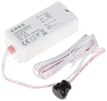 Orno Włącznik Dvipolis bekontaktis jungiklis, IP20, 500 W