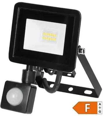 Orno ALLED 10W LED prožektorius su PIR, 850lm, IP44, 4000K, aliuminis + stiklas