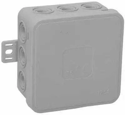 Orno Puszka CLICK skirstomoji dėžutė, IP54, 12 įėjimų, 75x75x41mm, pilka