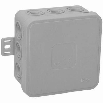 Orno Puszka CLICK skirstomoji dėžutė, IP54, 12 įėjimų, 75x75x41mm, pilka