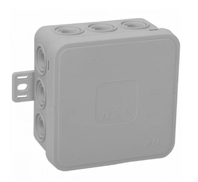 Orno Puszka CLICK skirstomoji dėžutė, IP54, 12 įėjimų, 85x85x41mm, pilka