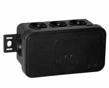 Orno Puszka CLICK skirstomoji dėžutė, IP54, 8 įvadai, 80x45x41mm, juoda