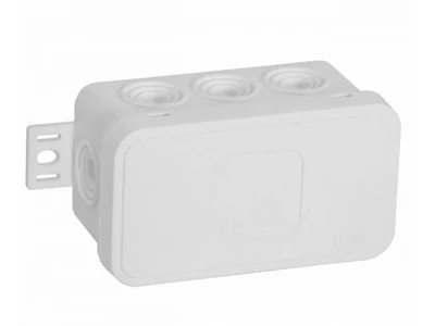 Orno Puszka CLICK skirstomoji dėžutė, IP54, 8 įvadai, 80x45x41mm, balta
