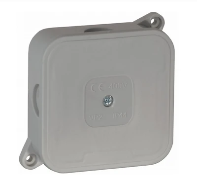 Orno Puszka ECO skirstomoji dėžutė, IP44, 400V, 4 guminiai sandarikliai, 85x85x35mm, pilka