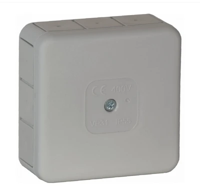 Orno Puszka PRO skirstomoji dėžutė, IP55, 400V, 12 įėjimų, 85x85x37mm, pilka