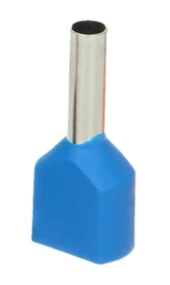 Orno Tulejka Dvigubai izoliuota mova, maksimalus skerspjūvis 0,75 mm², varinės movos ilgis 8 mm, 25 vnt. lizdinė plokštelė.