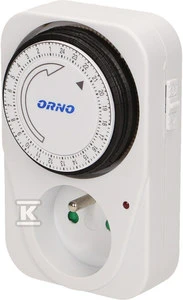 Orno Programator Mechaninis laikmatis, maks. 3500 W, schuko