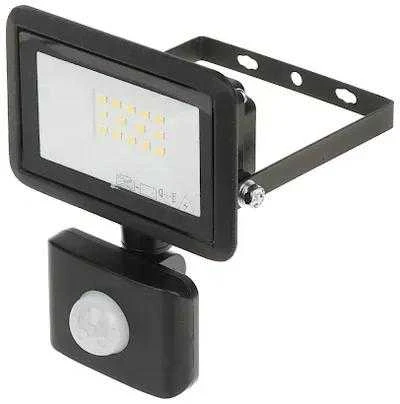 Orno FARO S LED prožektorius su PIR 10W, 800lm, IP44, 4000K, aliuminis + stiklas