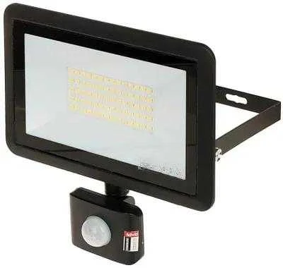 Orno FARO S LED prožektorius su PIR 50W, 4000lm, IP44, 4000K, aliuminis + stiklas