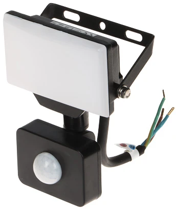 Orno PORTO S LED 10W prožektorius su PIR, 800lm, IP44, 4000K, aliuminis + polikarbonatas