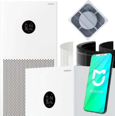 Oro valytuvas Xiaomi Smart Air Purifier 4 Lite EU 33 W, Tinka patalpoms iki 25-43 m², Baltas