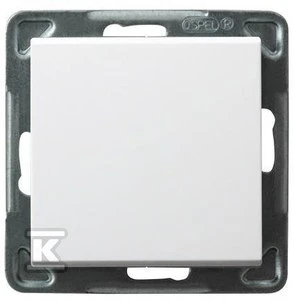 Ospel vieno poliaus jungiklis Sonata 16AX IP20 baltas (ŁP-1R / m / 00)