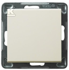 Ospel vieno poliaus jungiklis Sonata 16AX IP20 ecru (ŁP-1R/m/27)