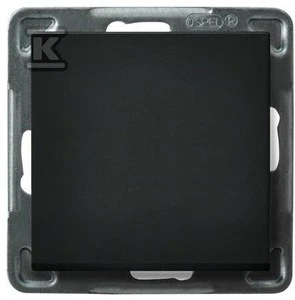 Ospel Unipolinis jungiklis Sonata 16AX IP20 juodas metalas (ŁP-1R/m/33)