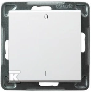Ospel dviejų polių jungiklis Sonata 16AX IP20 baltas (ŁP-11R/m/00)