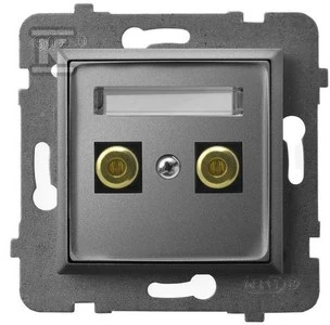 Ospel ARIA Vieno garsiakalbio lizdas pilkas matinis GGN-1U/m/70