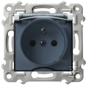 Ospel Atsparus purslams lizdas Ospel Szafir GPH-1ZZ/m/00/d su įžeminimu IP44, skaidrus baltas dangtelis