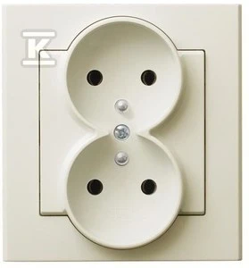Ospel Socket Sonata dvigubas įžemintas ekru (GP-2RZ/27)