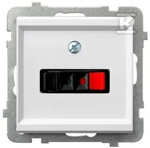 Ospel SONATA Lizdas viengubas garsiakalbis balta matinis GG-1R/m/75
