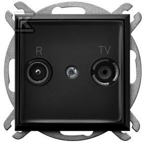 Ospel ARIA End RTV lizdas juodas metalinis GPA-UK/m/33