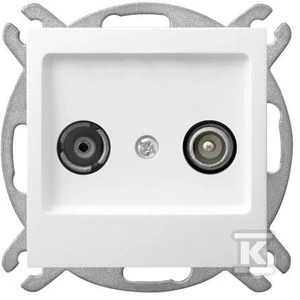 Ospel antenos lizdas AS RTV 14dB baltas (GPA-14GP/m/00)