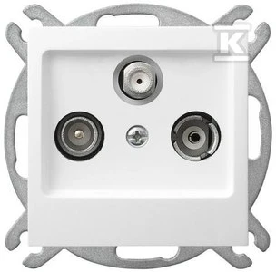 Ospel antenos lizdas AS RTV-SAT baltas (GPA-GSP/m/00)