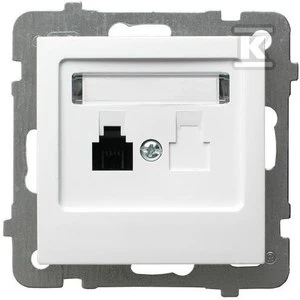 Ospel Single AS telefono lizdas baltas (GPT-1G/m/00)
