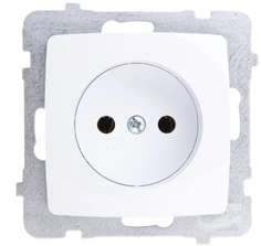 Ospel GP-1S/m/00 KARO Vienvietis lizdas naudotas balta GP-1S/m/00