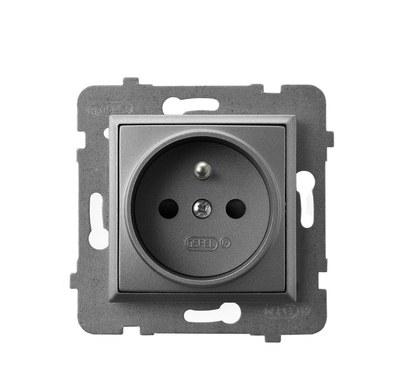 Ospel ARIA Vienvietis lizdas su pilku matiniu GP-1UZ/m/70