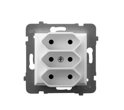 Ospel GP-3U/m/00 ARIA trigubas lizdas EURO, baltas GP-3U/m/00