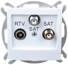 Ospel Antenos lizdas IMPRESJA RTV-SAT-SAT baltas
