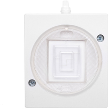 Ospel Lambda vienerios hermetikos IP44 baltos (ŁNH-3L / 00)