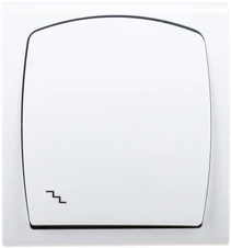 Ospel ŁNH-3N/00 MADERA Hermetiškas laiptų jungiklis IP44 balta ŁNH-3N/00