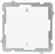Ospel ŁP-11G/m/00 AS Dviguba jungtis, balta ŁP-11G/m/00