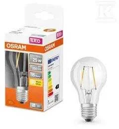 Osram ŻAR.LED 2.5W 827 CLR E27
